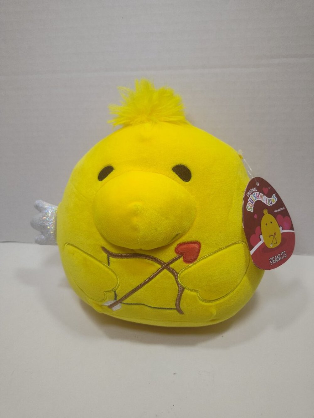 2025 Squishmallows Peanuts Woodstock Cupid Plush 8" NWT Jazwares Valentine